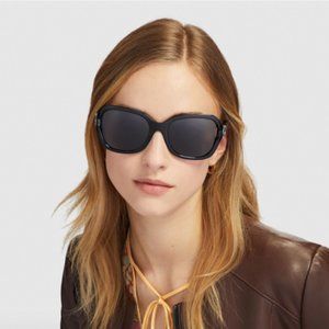 Coach Signature Hardware Rectangle Sunglasses